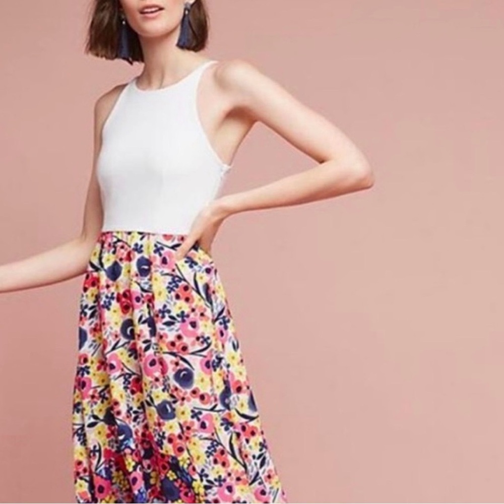 Hutch Bethanie floral high-low dress XS by Anthropologie